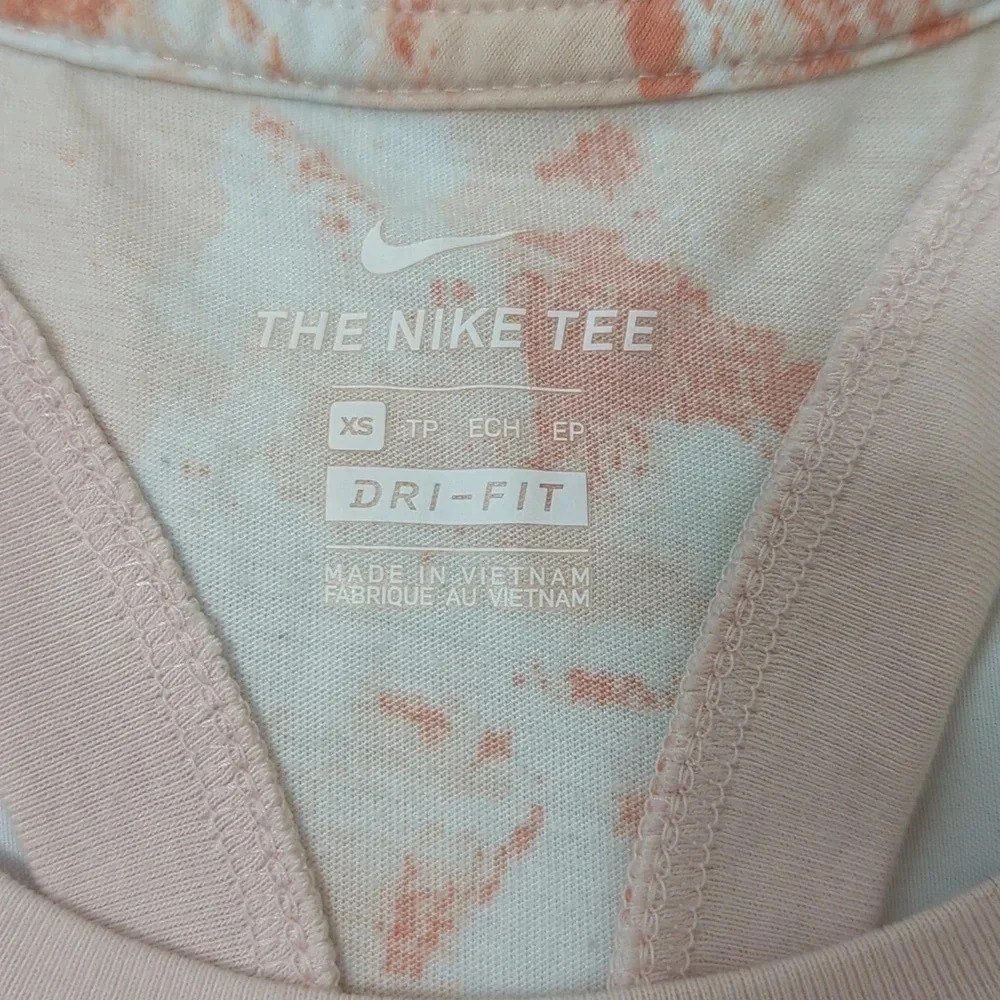 Nike Dri-Fit Muscle Shirt, Color Orange Camouflage Size XS - Picture 5 of 10
